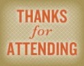 Thank you for attending!